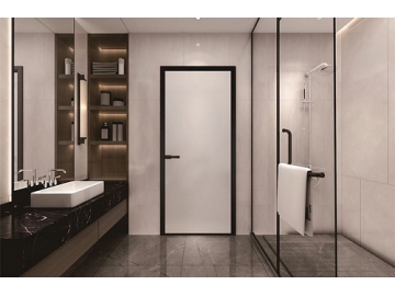 Porta da bagno in alluminio linea slim GDM55A