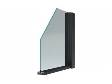 Porta da bagno in alluminio linea slim GDM55A