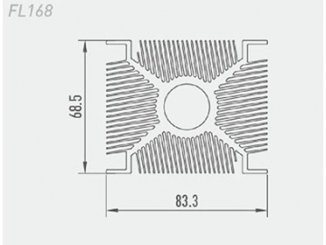 Dissipatori di calore in alluminio