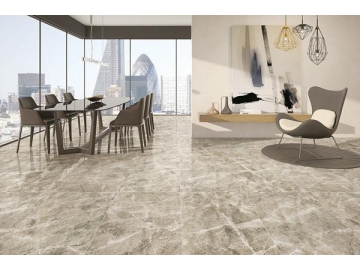 Piastrelle di Ceramica Effetto Marmo Grigio Nuvola (Wall Ceramic Tile, Floor Ceramic Tile, Interior Ceramic Tile, Exterior Tile)