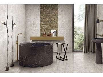 Piastrelle Ceramica Effetto Marmo Premium Castle Grigio  (Piastrelle per pavimenti e pareti in gres porcellanato, piastrelle per interni, piastrelle per esterni)