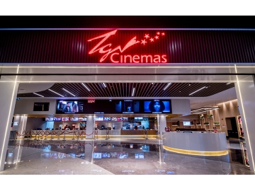 Piastrelle in marmo nel TGV Cinema, Malesia