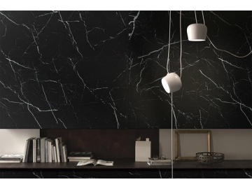 Piastrelle Ceramica Effetto Marmo Nero Marquina   (Piastrelle in ceramica per pavimenti, Piastrelle per pareti, Piastrelle in ceramica per interni, Piastrelle per esterni)