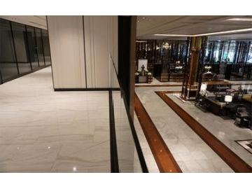 Piastrelle ceramica effetto marmo al  Marriott Marquis Hotel, Bangkok