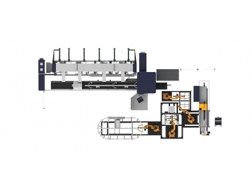 Linea di lavorazione del tubo per struttura di sedili auto TS65