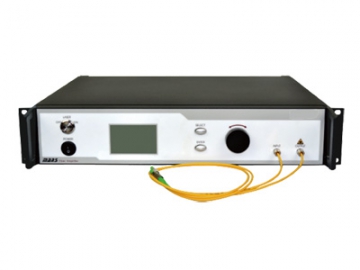 Amplificatore in fibra a frequenza singola ad alta potenza da 1,5 µm (mantenimento della polarizzazione)