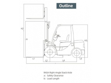 Carrello elevatore con motore a combustione interna FK11-3T