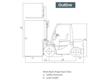 Carrello elevatore a combustione interna, FK11-4T