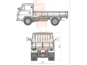 Furgone ribaltabile, FK6-100T