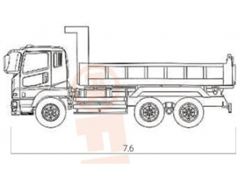 Camion con cassone ribaltabile, FK6-160T