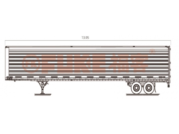 Semirimorchio furgonato, FK35-1306G