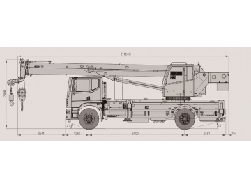 Autogrù telescopica, FK-10T