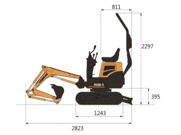 Mini Escavatore, FK08-9