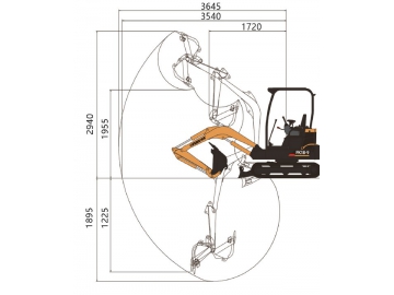 Mini escavatore, FK18-9