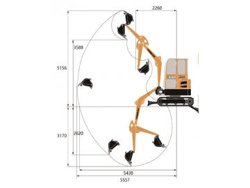 Mini Escavatore, FK35SR