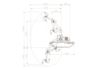 Escavatore anfibio, FK215-9C