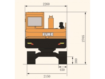 Escavatore cingolato, FK80-9