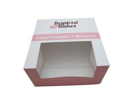 Scatola di cartone per cupcake, scatola di carta stampata personalizzata