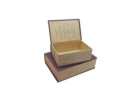 Copertina a libro, scatola magnetica