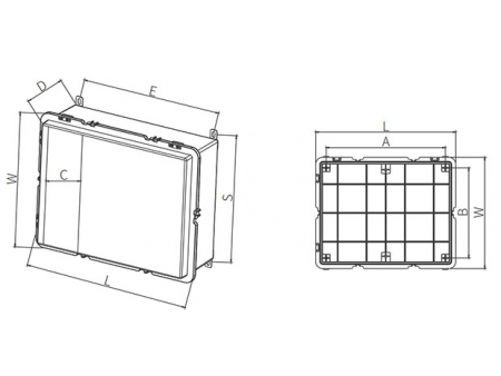 Cassette elettriche in plastica SMC