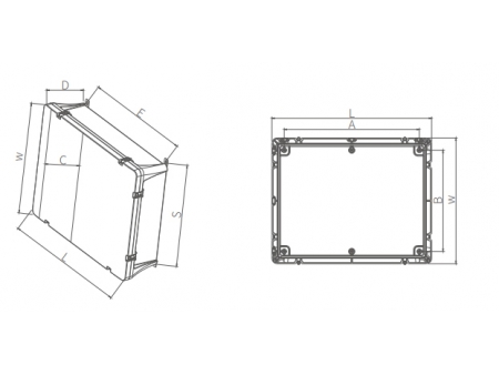 Cassette elettriche in plastica SMC