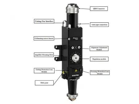Testa di taglio laser a fibra da 3 kW