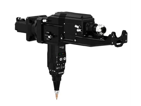 Testa di taglio laser a fibra 8 kW con smusso (angolo retto a pendolo singolo)