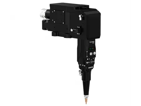 Testa di taglio laser a fibra da 15 kW con smusso (angolo retto a pendolo singolo)