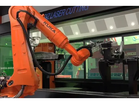 Macchina per il taglio laser 3D a doppia stazione a 16 assi