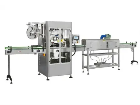 Etichettatrice automatica con manicotto termoretraibile