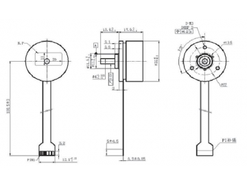 Motore DC Senza Spazzole 32mm con rotore esterno