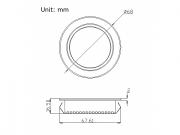 LUNA Downlight L15 / Kit LED Puck