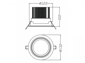 LED Downlight 15W