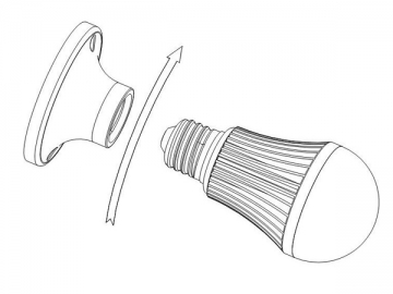 Lampada a LED a Bulbo E27/ E26 /B22 9W