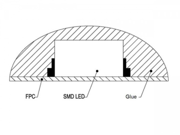 Striscia Flessibile a LED con 60 LED Per Metro SMD 3528