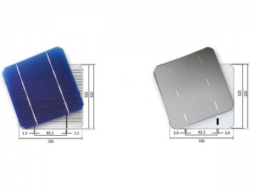 Cella fotovoltaica monocristallina 165W