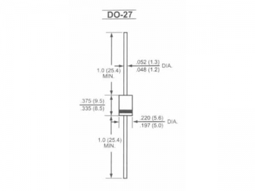 Diodo rettificatore siliconato YZPST