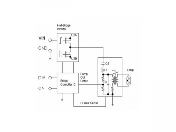 Trasformatore inverter guida CCFL