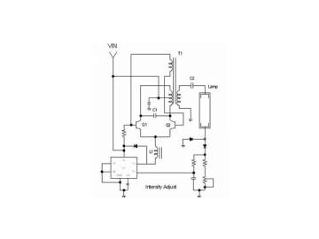 Trasformatore inverter guida CCFL