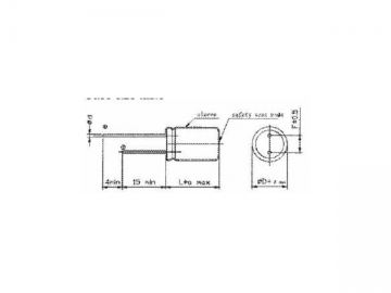 Capacitore elettrolitico E8