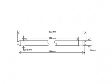 Tubo LED T8 11W