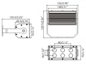 LED a parete XL-018