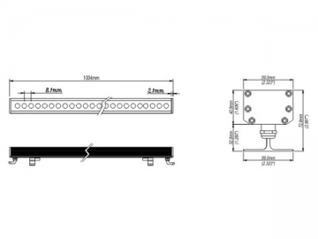 LED a parete SC-CWW18-36