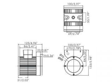 Lampada a muro LED WL-015-AW 15W