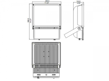 Rifelttore LED 100W