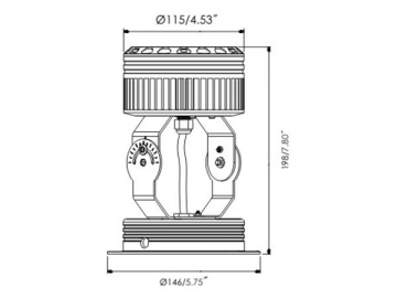 Luce LED di proiezione WW-018