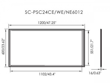 Pannello LED 3060/3012/6012