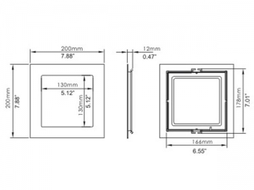 Pannello LED 2020/3030/595595/6060