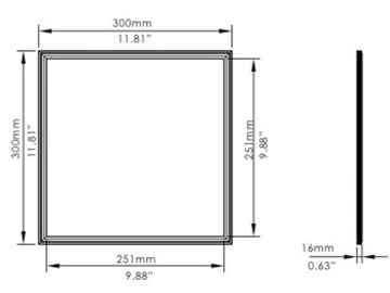 Pannello LED 2020/3030/595595/6060