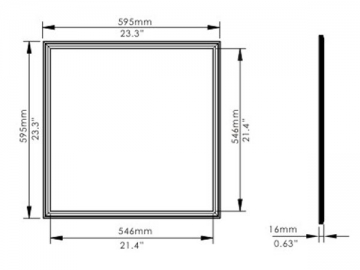 Pannello LED 2020/3030/595595/6060